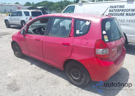 2007 Honda Fit из США, поврежденный, VIN JHMGD38457S028109